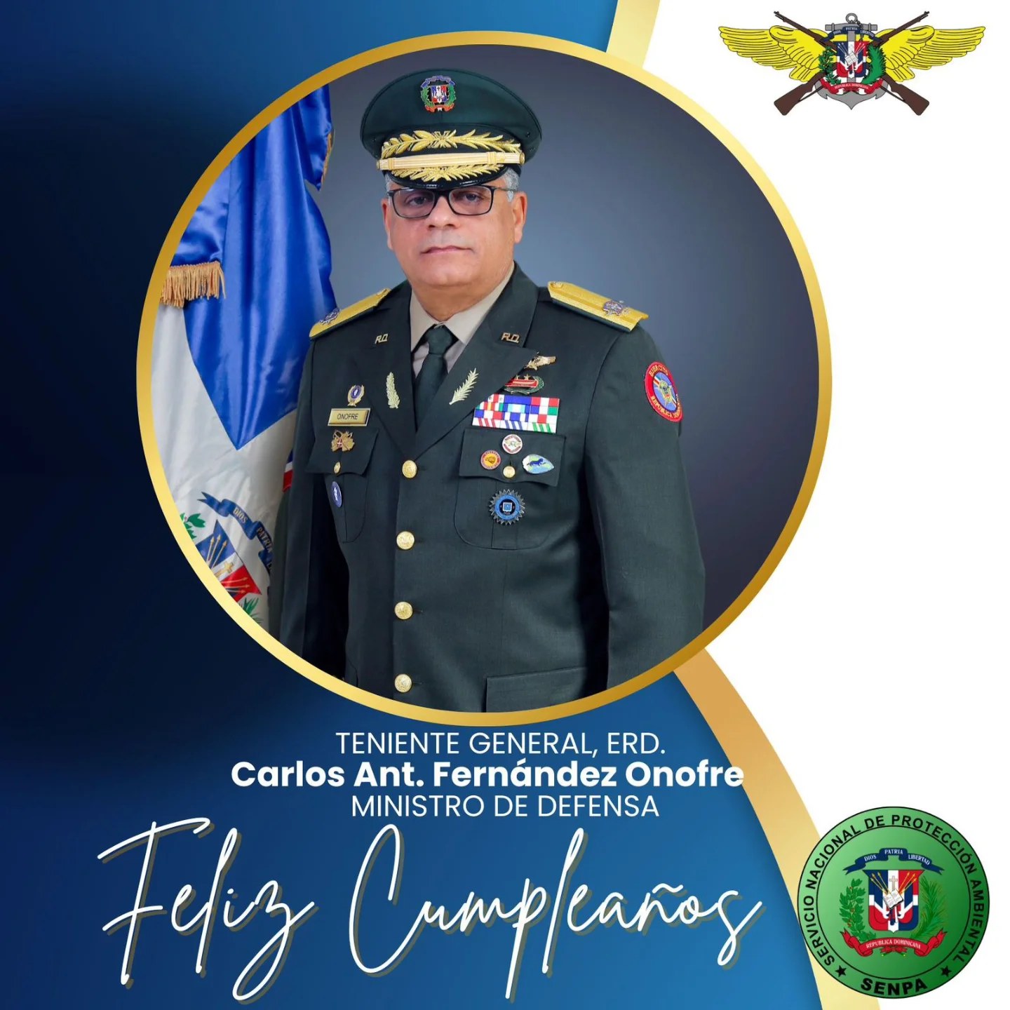 El SENPA felicita al Ministro de Defensa en su natalicio