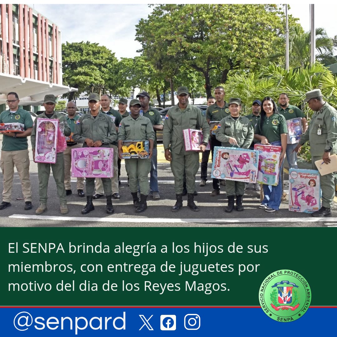 SENPA brinda alegría a los hijos de sus miembros con entrega de juguetes, por motivo de la celebración de los Reyes Magos.