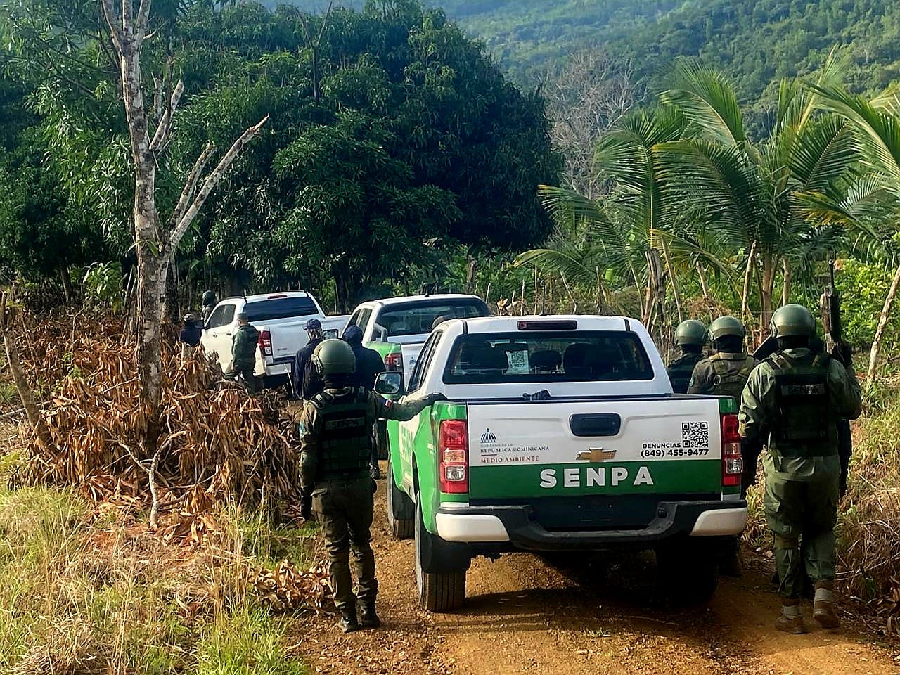 El SENPA junto a Guarda Parques del Ministerio de Medio Ambiente, recuperan área en Parque Nacional “Loma los Siete Picos. El SENPA junto a Guarda Parques del Ministerio de Medio Ambiente, recuperan área en Parque Nacional “Loma los Siete Picos.