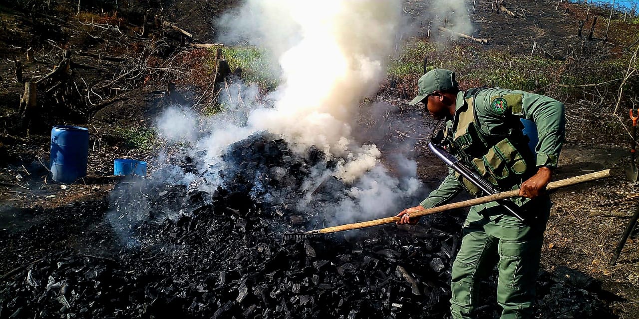 SENPA desmantela hornos, incauta madera y cargamento ilegal de carbón vegetal SENPA desmantela hornos, incauta madera y cargamento ilegal de carbón vegetal