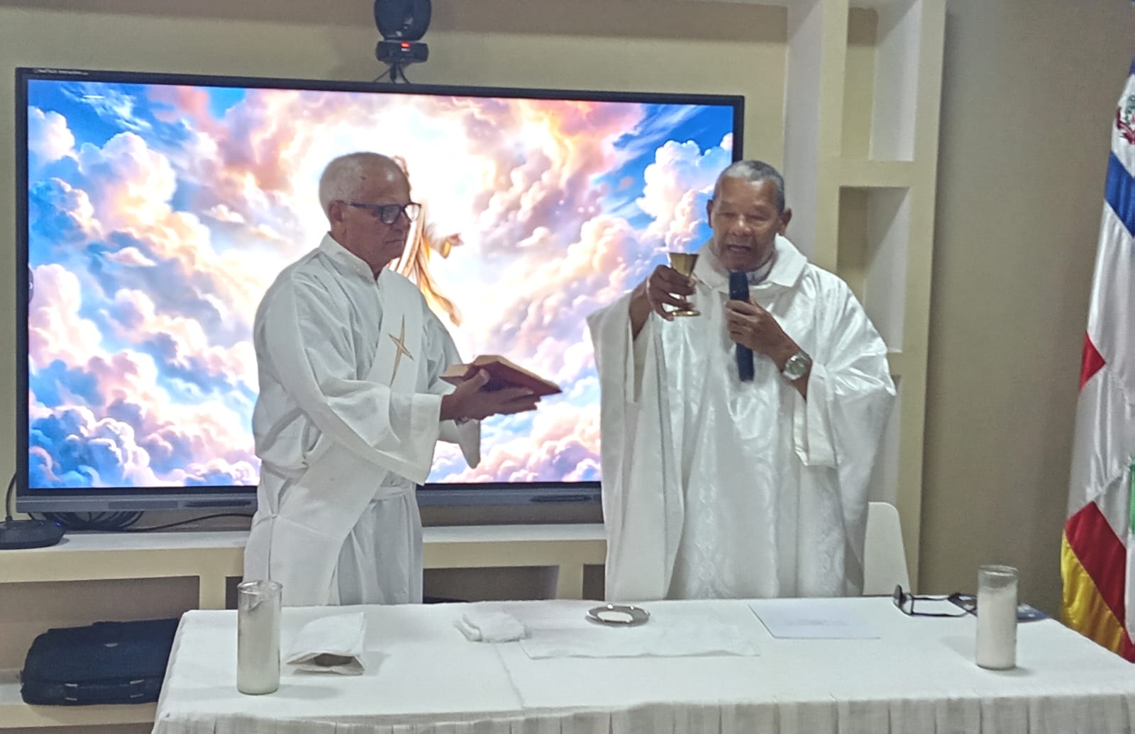 El Servicio Nacional de Protección Ambiental (SENPA) celebró la tradicional misa del primer viernes de cada mes.